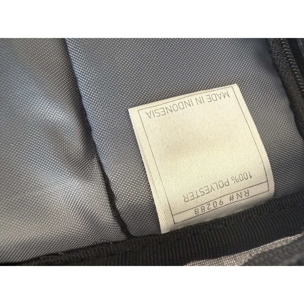 adidas Large 25L Hiking Backpack Gray/Black Polyester Zip 5 Pockets